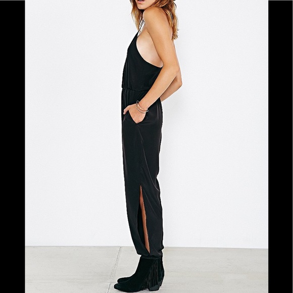 Cope Women's Black Parachute Pant Jumpsuit - Picture 2 of 14